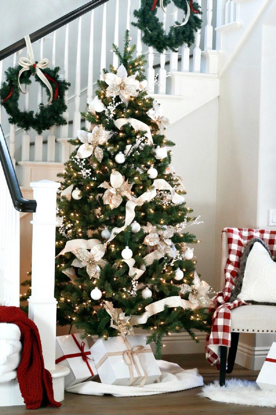 Foto Albero Di Natale Bianco E Oro.Diy 30 Decorazioni Per Il Tuo Albero Di Natale Bigodino