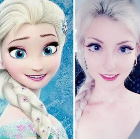 Il make-up di Elsa