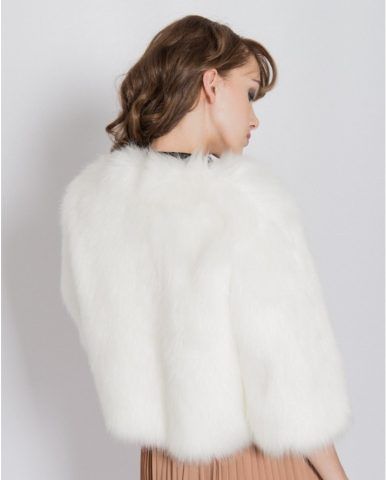 FURCOAT COLLEPASSO Pelliccia sintetica bianca 149,00 € Silvian Heach