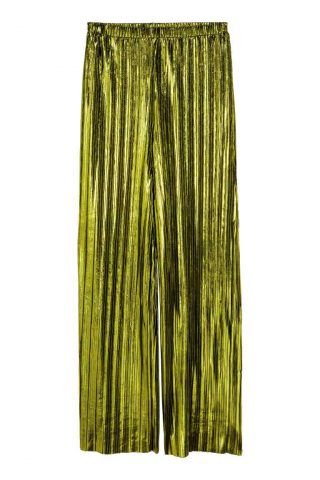 Pantaloni metallizzati H&M €39,99