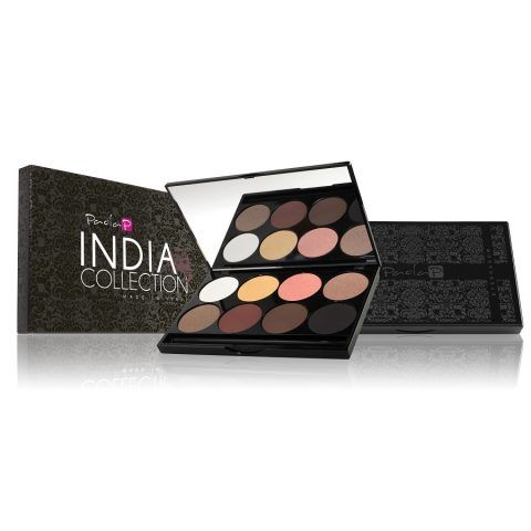 Paolap, palette di ombretti per Natale 2016: India Collection con 8 cialde, 5 colori shimmer, 2 colori mat ed 1 kajal in polvere, ispirati alle nuances brillanti e alle atmosfere suggestive dell’India.