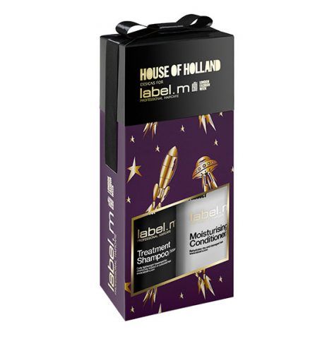 label.m House of Holland Moisturising Treatment Duo, con shampoo e balsamo. 26.25 sterline.