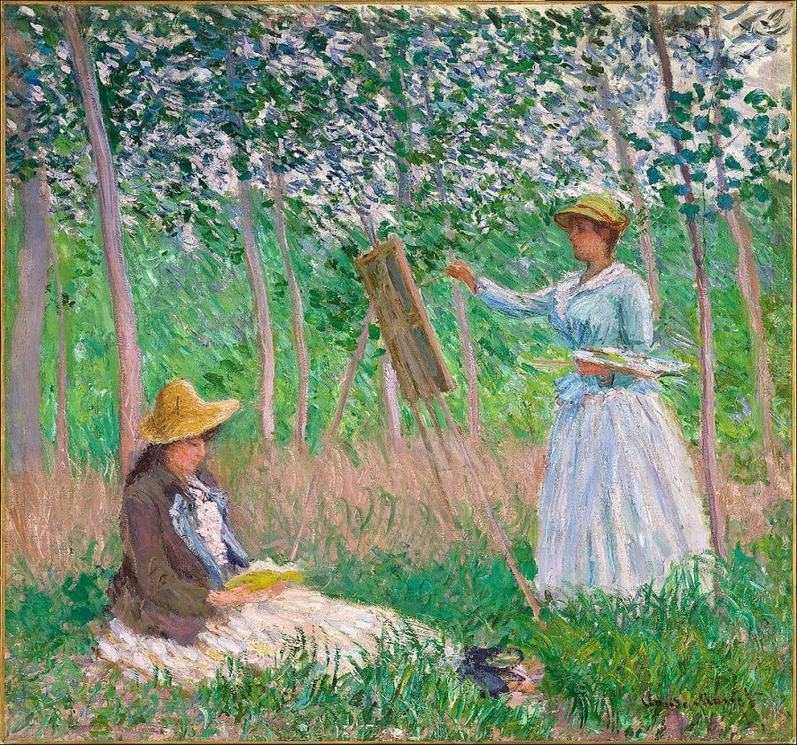 monet NEL BOSCO A GIVERNY