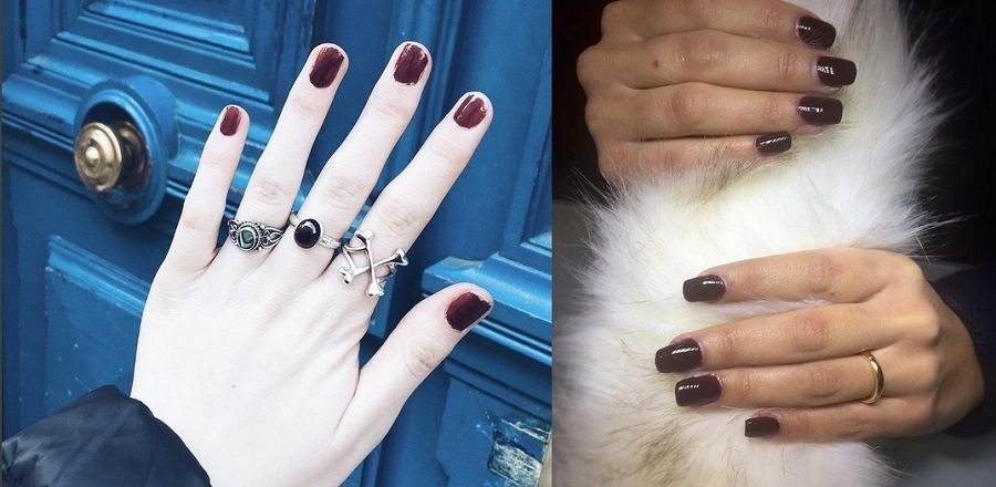 Nail Rouge Noir, la tendenza per feste di Natale dark