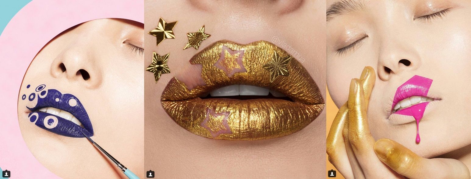 Tutte pronte per la Negative Space Lip Art?