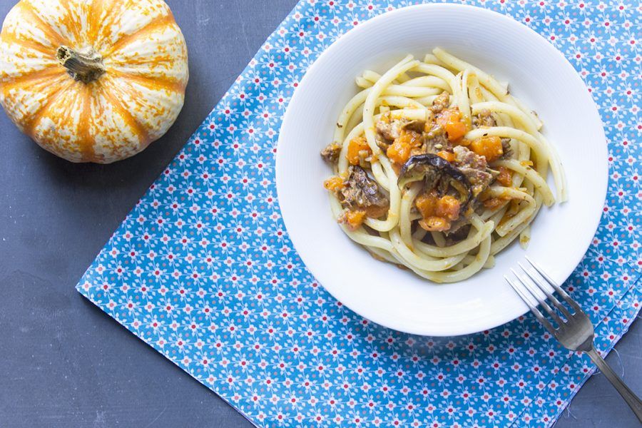 pasta-con-zucca-salsiccia-funghi-5-contemporaneo-food