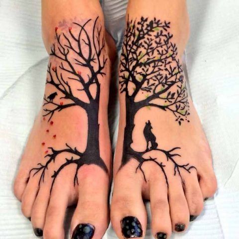 Tatuaggi con l'albero della vita