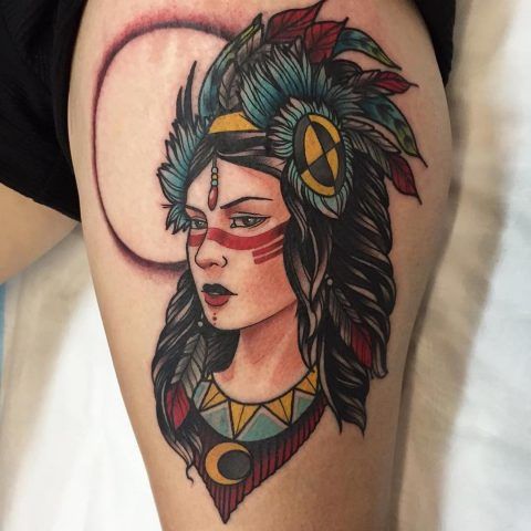 Tatuaggi ispirati agli Indiani d'America