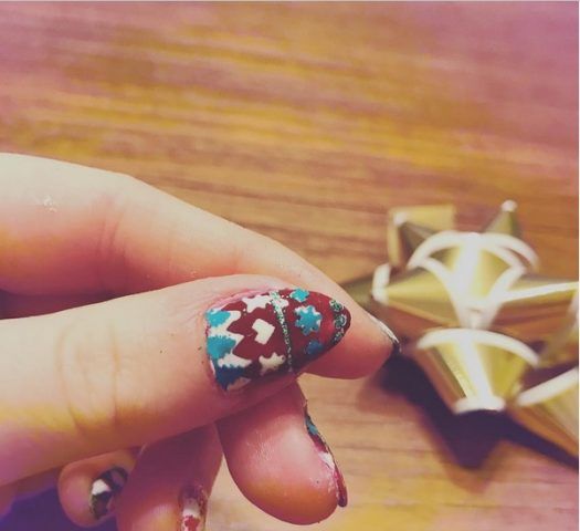 Ugly Sweater Nails, alberi di Natale