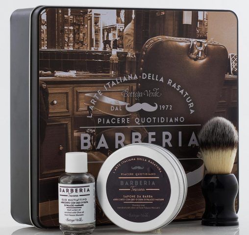 Cofanetto vintage Barberia Toscana di Bottega Verde