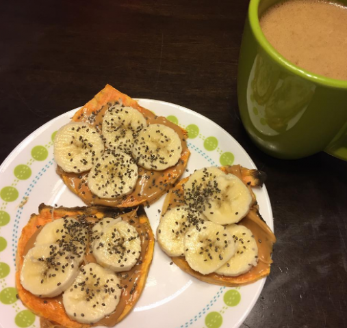 Sweet potato toast