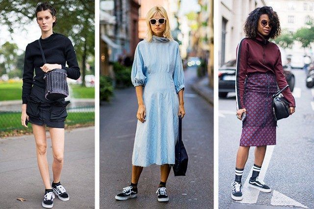 Vans con vestito cheap