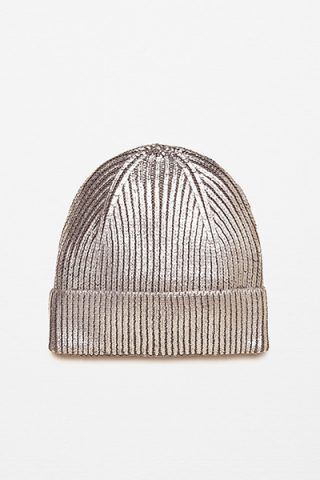 Beanie metallizzato di Zara