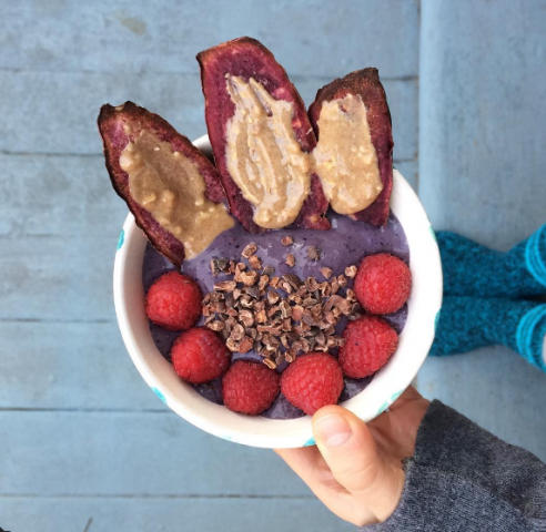Sweet potato toast, un'altra presentazione