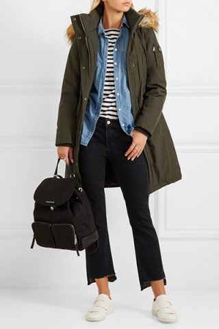 Parka verde di Michael Kors