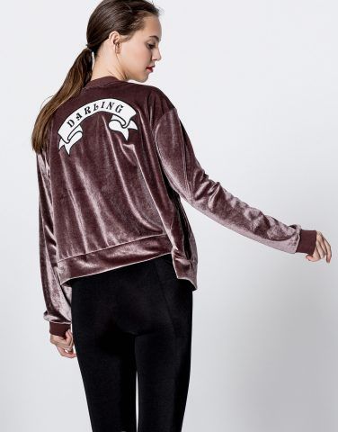 Giacca velluto con toppe Pull&Bear €19,99