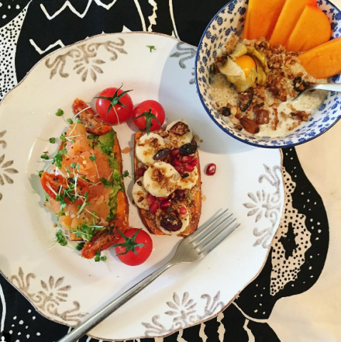 Sweet potato toast come antipasto