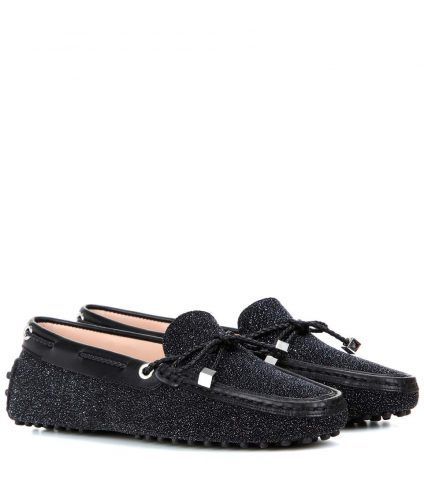 Mocassini Gommini con glitter Tod's scontati €276