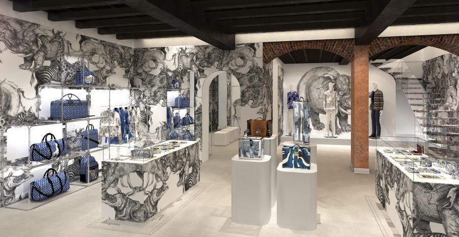 A Milano apre il primo pop up store maschile Louis Vuitton