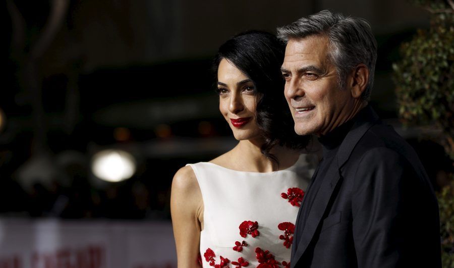 George Clooney e la moglie Amal