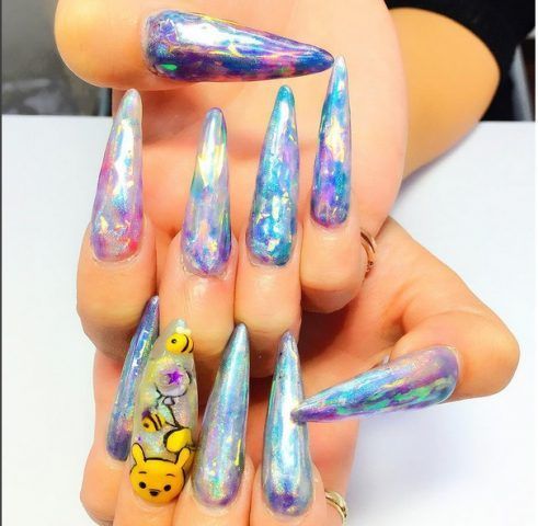 Aquarium Nail, Winnie the Pooh