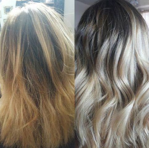 Balayage con capelli lunghi