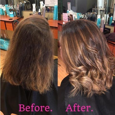 Balayage: prima e dopo