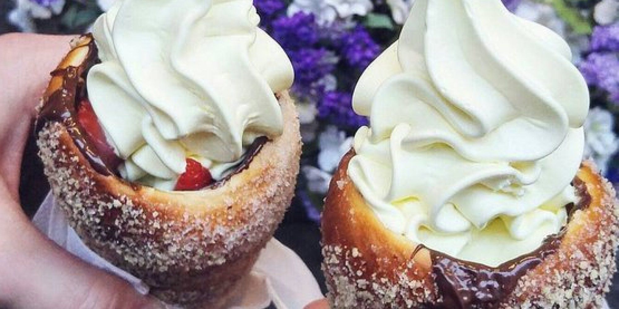 Il gelato nel cono-ciambella spopola su Instagram