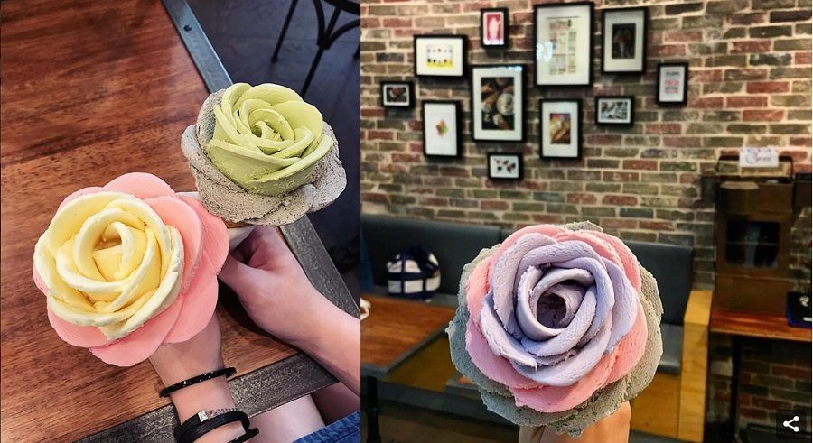 I Gelato Flowers a forma di fiori