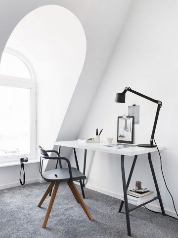 Scrivania dallo stile industriale perfetta anche per piccoli spazi!