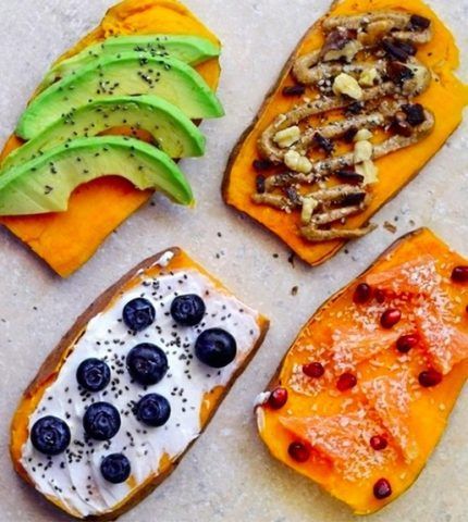 Sweet potato toast