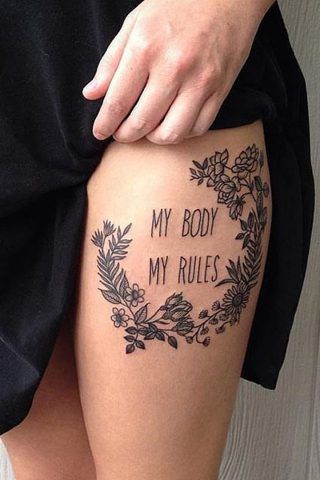 Tatuaggi femministi, il mio corpo appartiene a me