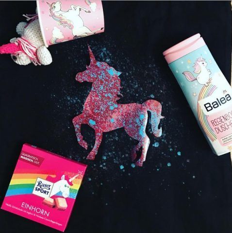 Ritter Sport in stile unicorno