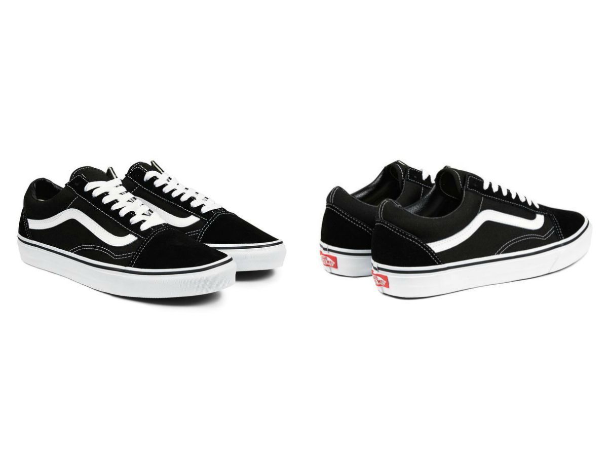 vans nere striscia bianca