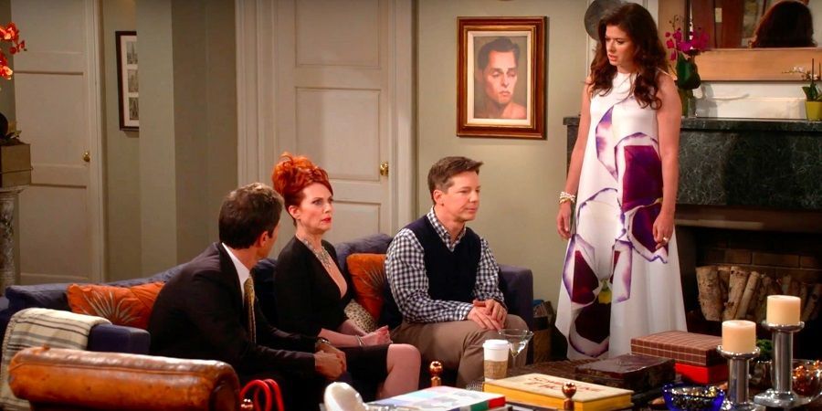 Una scena del telefilm di Will & Grace