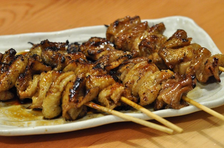 Yakitori, spiedini di pollo