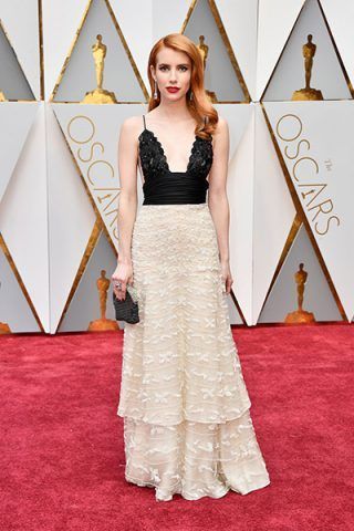 Emma Roberts in Armani