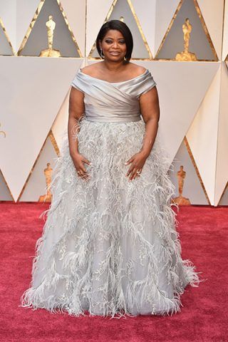 Octavia Spencer in Marchesa