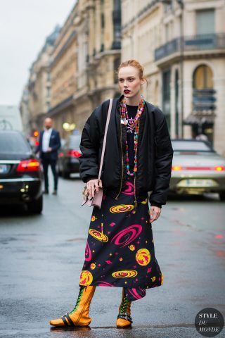 Kiki Williems con un look spaziale