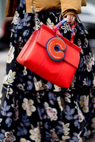Portachiavi per borsa con iniziali
