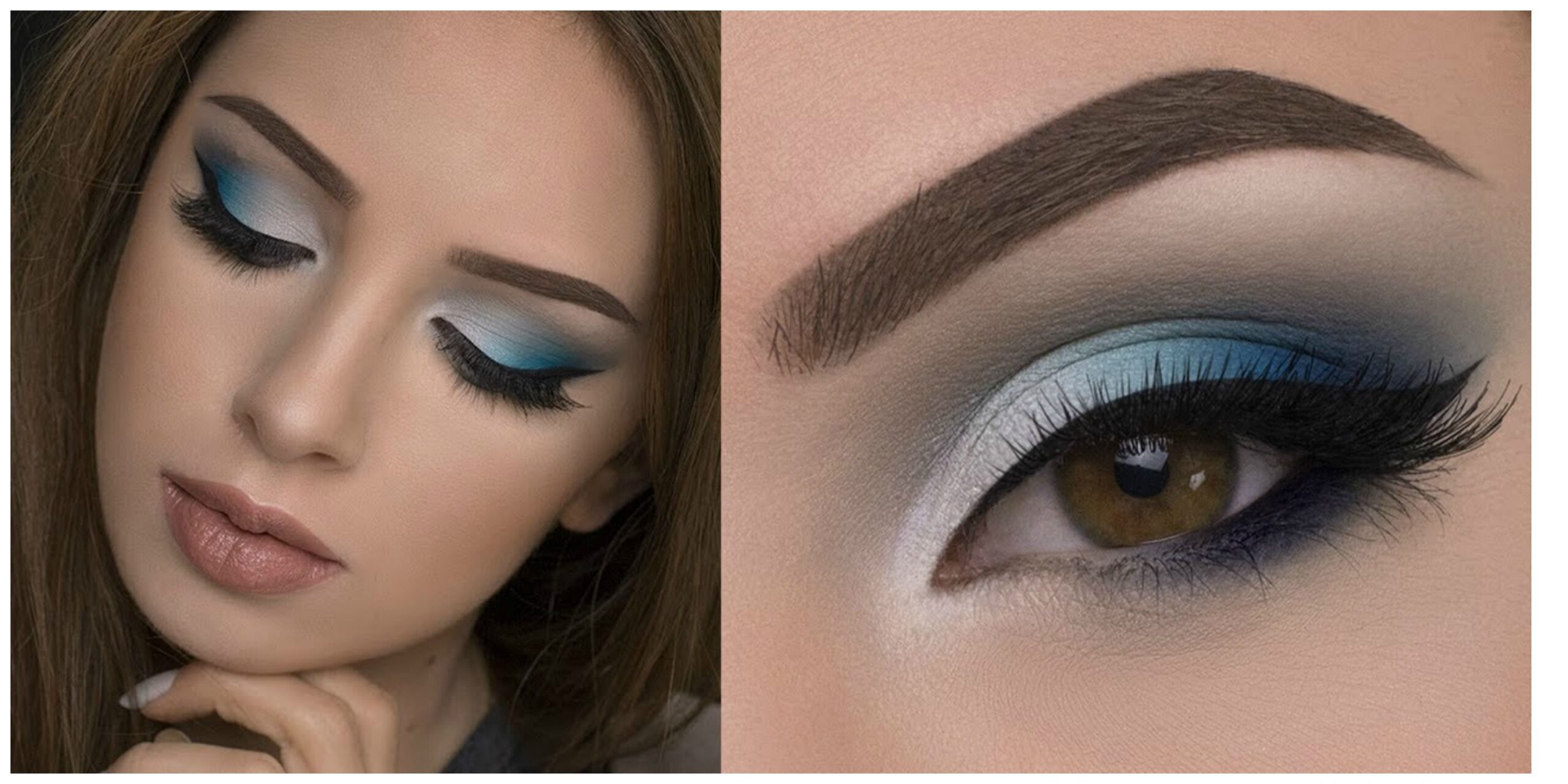 Blu smokey eye per occhi castani: il video tutorial