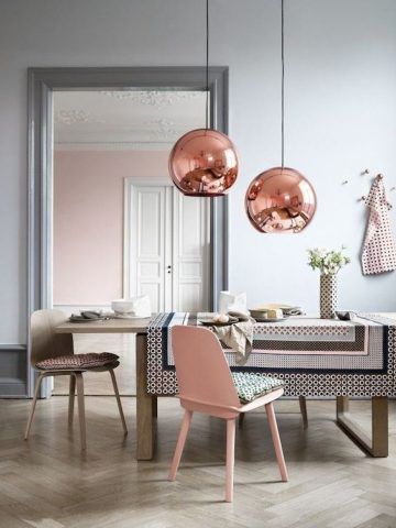 Grigio, rosa e rame