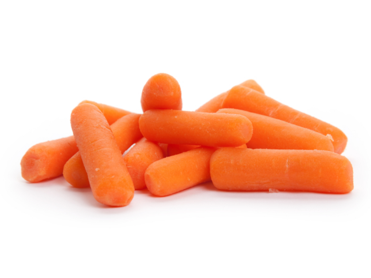 Le baby carote non sono altro che carote normali tagliate!