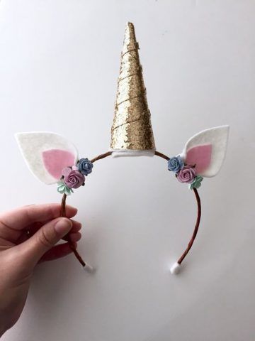 Costume di Carnevale fai da te: cerchietto da unicorno
