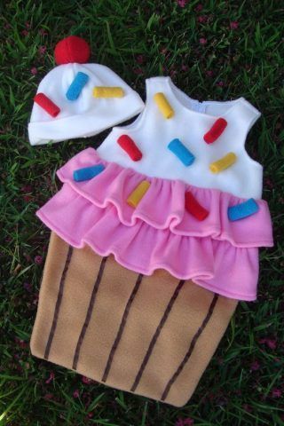 Costume di Carnevale fai da te: cupcake
