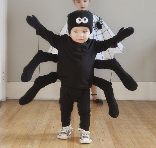 Costume di Carnevale fai da te: ragno
