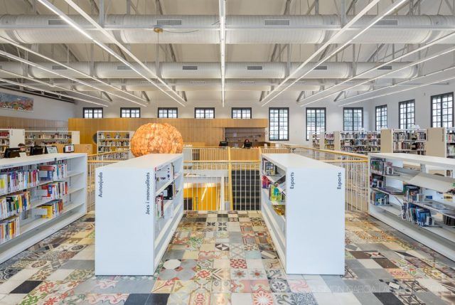 Biblioteca Can Manyer. Vilassar de Dalt. Spagna