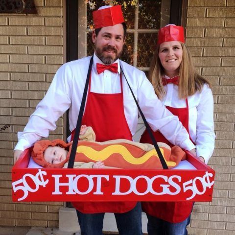 Costume di Carnevale fai da te: hot dog