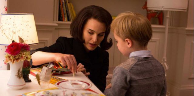 Immagini dal film Jackie con Natalie Portman