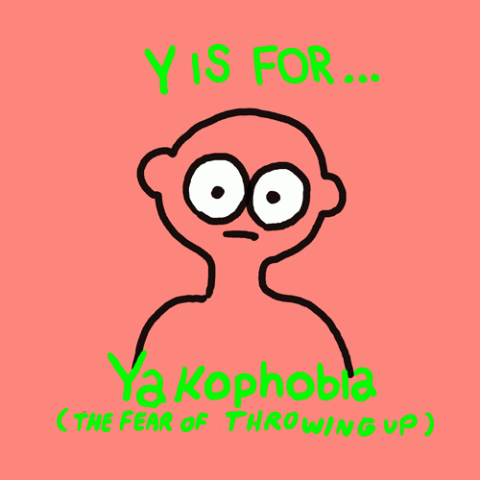 Yakofobia, la paura di vomitare